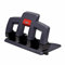 Rapid 24845701 Supreme SP34 Locher (4-fach Lochung, Press-Less-Technologie, Kapazität 30 x 80 g/qm) schwarz