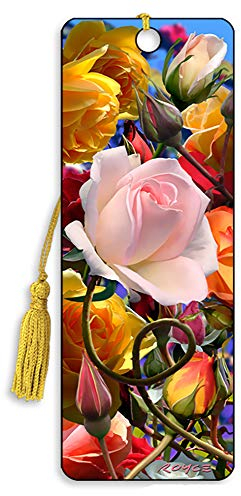 Cheatwell BK13ROS 3D Bookmark,Rose,58 x 153mm