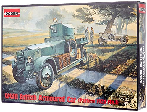 Roden 801 Modellbausatz WWII British Armoured Car Pattern 1920 Mk.I