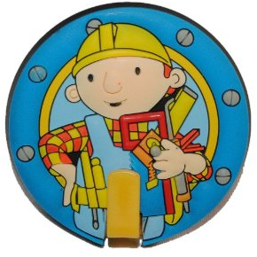 alles-meine.de GmbH Garderobenhaken Bob der Baumeister Kleiderhaken Kinder mit Haken Garderobe Garderobehaken Werkzeug