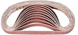 PFERD 620151 Kurzbander BA, Flexible Schleifmittel, Ausführung Korund A, 60 Korngröße, 330mm x 10mm, 100 Stück
