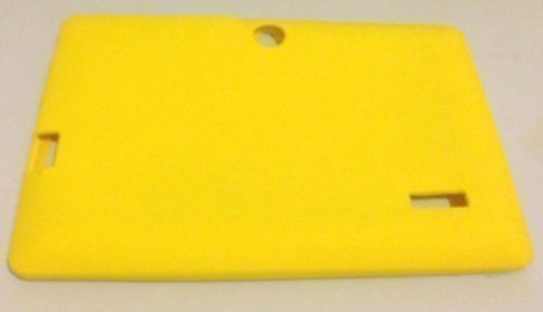 L&C®7 INCH SILICONE RUBBER UNIVERSAL CASE FOR ANDROID TABLET A13 Q88 YELLOW