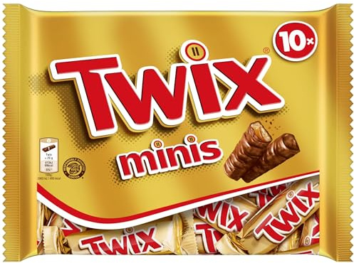 Twix Minis Schokolade kleine Riegel Keks & Karamell, 227g