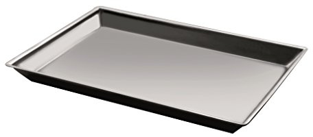Salvinelli Vassoio da Pasticceria, in Acciaio Inox, 58 x 21 x 2 cm
