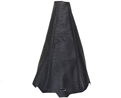 Schaltsack-Schaltmanschette in schwarzem Leder