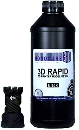 Monocure3D 3DR-3587BK-01B Rapid Resin, Kunstharz, 1000ml, Schwarz