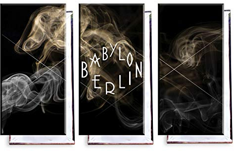 Unified Distribution Babylon Berlin - Dreiteiler (120x80 cm) Kunstdruck auf Leinwand • erstklassige Druckqualität • Dekoration • Wandbild
