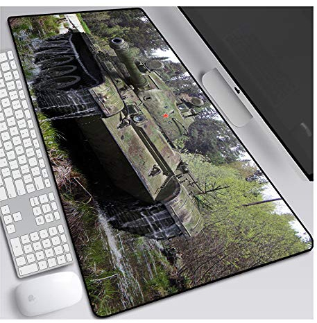 ITBT Mauspad World of Warships XXL Gaming Mauspad, 900x400mm Anime Mousepad, Höchstmaß an Präzision, extra stark vernähter Rand, gummierte Unterseite, Desktop Computer, A
