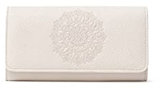 Desigual Ceinture Porte-Monnaie Longue pour Femme, Blanc