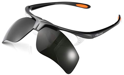 SAFEYEAR Arbeitsschutzbrille zum Schweißen 【ANSI Z87.1】 UV-Schutz gegen kratzfeste dunkle Gläser
