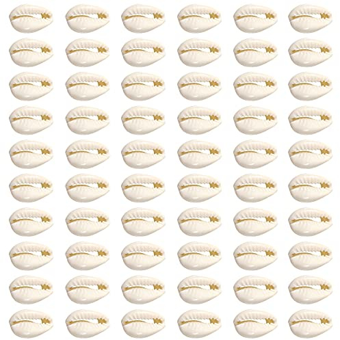 TOAOB 200 Piezas Perlas Natural de Conchas 12 mm a 14mm de Blanco Cuentas de Conchas de Mar Decoracion para Playa Pulseras Collares Bisutería