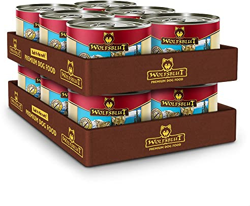 Wolfsblut - Blue Mountain Puppy - 12 x 200 g - Wildfleisch - Nassfutter - Hundefutter - Getreidefrei