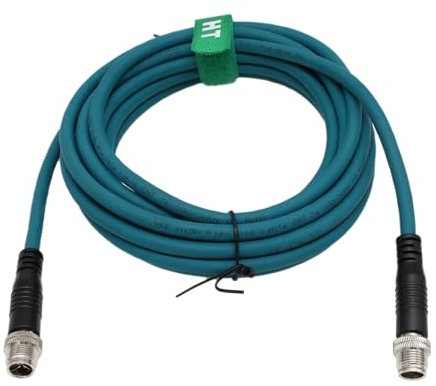 HangTon Cavo Ethernet Cat7e M12 8 poli codificato X a 8 poli per fotocamera Cognex sensore industriale ad alta velocità 5 m