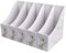 Lot de 5 Porte-revues Boîte en Carton, Pliable Range Document Carton, Imperméable Porte Revues Stockage Fichiers, Fichier Magazine Support pour Maison Bureau École Dossier Papeterie (Marbrure)