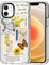 MOSNOVO Cover per iPhone 12 Mini - Custodia Trasparente Sottile Antiurto in TPU+PC per Telefono [Protezione Caduta da 6,6 Piedi/Anti-Peel] - Arte Collage Vintage