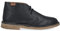 PAYMA - Stivali Stivaletti Safari Deserto in Pelle per Uomo e Donna. Fatto in Spagna. Scarpa Chukka Pelle Liscia Sport. Suola Gomma. Colore: Blu Navy Liscio, Taglia: EU 38