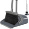 Broom and Dustpan Set, Broom Dust pan, Dustpan with Long Handle, Broom with Dustpan Combo Set, Broom and Dustpan Set for Home, Broom with Dustpan Indoor or Outdoor Broom(Deep Gray&Light Gray)