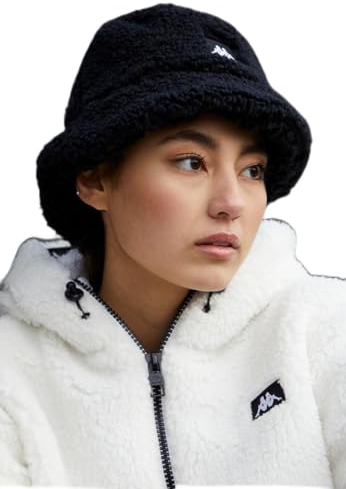 Kappa Unisex STYLECODE: 312106 LUVIS, Comfort Fit Beanie-Mütze, Caviar, One Size