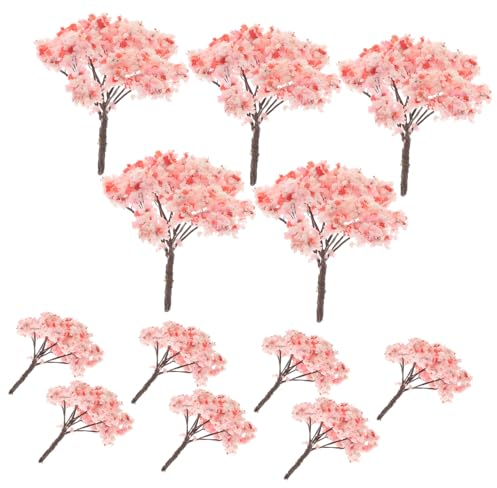 RORPOIR 12stücke Kirschbaum Modelle Künstliche Landschaftsdeko Für Sandtisch Und -Arrangements Für Kreative Fotoprojekte Und Moderne Wohnstile