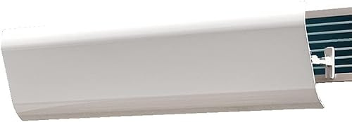 Parabrisas de aire acondicionado Central, deflector de salida de máquina de conducto de aire de parabrisas Oficina El deflector de viento de soplado antidirecto, (Size : 90CM)
