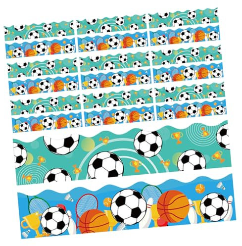 Fußball Randtafeln 60 Blatt aus Beschichtetem Papier für Pinnwände