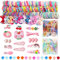 LUFFLOK 1189 Pezzi Elastici Capelli Bambina e Donna Colorati, Fermagli e Mollette Capelli Bambina, Elastici per Capelli Senza Danni, Codini Accessori per Capelli Bambina per Capelli Fini (1189 Pezzi)