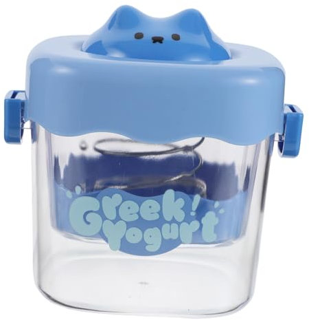 SOLUSTRE Joghurtsieb Joghurt-siebfilter Griechische Joghurtmaschine Joghurtfilter Effiziente Filterung Griechischer Joghurtbereiter Sieb Siebkorb Joghurtfiltration Blue Rostfreier Stahl