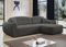 AXLIVING Ecksofa mit Schlaffunktion Nubio 282 cm breit – graue Eckcouch