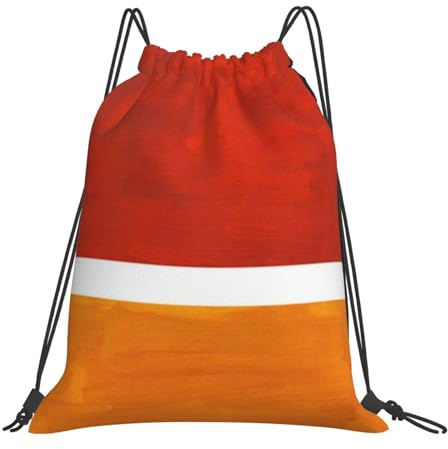 BYwenhopnbs Gebranntes Orange, Gelb, Ocker, Kordelzug-Rucksack, Sport- und Gymnastiksack, wasserabweisend, für Damen und Herren