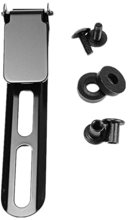 NXPpiULeh 1 Set Holster Waist Clip Professional Kydex Belt Clip with Screws Washers for Knife Sheaths
