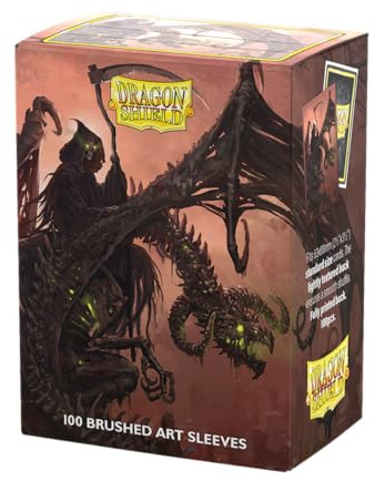 Dragon Shield | Brushed Art Sleeves | Halloween 2025 | 100 CT - Smooth & Tough Premium TCG Sleeves | Compatible with Pokemon, Flesh & Blood, One Piece & Magic the Gathering