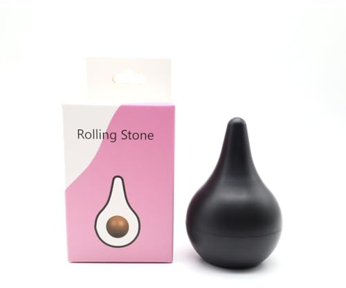 Zambuph Face Oil Absorbing Roller Stone Für Grease Control Removal Stick Absorber Wiederverwendbarer Make up Absorptions Reinigungsentferner, Schwarz