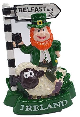 3D-Kühlschrankmagnet, Motiv: Belfast Nordirland, Heim- und Küchendekoration, magnetisch, Aufkleber Irland, Kühlschrankmagnet, Reise-Souvenir, Geschenk