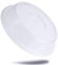 Kerafactum Tellerglocke Tellerhaube Teller Haube Aromaschutz Fliegenhaube Mikrowellen Abdeckung Abdeckhaube Spritzschutz Tellercloche PP Cloche massives Griffloch stapelbar Ø 26-26,9 cm milchig