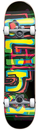 Blind Logo Glitch Factory Skateboard, 20 cm, Schwarz