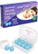 Sleepeze Remedies Bouchons D'Oreille Silicone 5 Bleu Paires, 27dB Moulable Bouchon Oreilles Anti bruit pour Dormir, Bouchon d'oreille de Natation, Earplug pour Sommeil, Ronflement, Voyage, Concerts