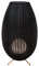LUCIDE COLIN IP44 - wiederaufladbare Stehlampe Innen/Außen - Akku/Batterie - LED 3 StepDim - 1x3W 3000K - IP44 - Schwarz