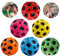 6 Stück Sprünge Ball, 7 cm Moon Ball, Space Ball Mini Bouncing Ball Toy, Bounce Ball Hüpfbälle, Bounce Loch Ball, Spielzeug Planeten Hüpfbälle für Kinder im Freien