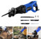 Lot de 5 scies sabre électriques 900 W avec lames - Profondeur de coupe max. 160 mm - Pour bois, métal
