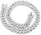 Cuban link Chain Iced Out Kette Kubanische Kette, 14 MM Miami Cuban Chain Gold Silber Halsketten Kette Diamantkette Hip Hop Schmuck Geschenk Diamant Kette Armband Hip Hop Schmuck für Jungen