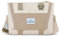 Johnny Urban Brusttasche Herren & Damen Beige Grau - Avery - 2-in-1 Umhängetasche und Front Pack - Flache Sacoche Bag für Stadt, Fahrrad, Reise, Festival - Wasserabweisend