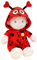 Lullaberry Sweet Dolly Ladybug - Gefüllte Ultraweiche Babypuppe für Geburt und Up - Ladybug Outfit