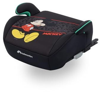 Bebeconfort Disney Manga i-Fix, Alzatina Auto Bimbi 6–12 Anni, 128–150 cm, Rialzo Auto Bambini, Seggiolino Auto Isofix, Leggero, Installazione Facile, Imbottito, Tessuti Morbidi, Authentic Mickey