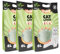 UNIQ PETS Tofu Katzenstreu Grüntee 7,5kg 18L I Bio Katzenstreu Klumpstreu Staubfrei I Tofu Cat Litter mit Duft I Klumpend Geruchsneutralisierend I Staubfreies Ohne Staub