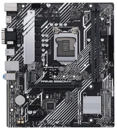 Cartes mères Fit for ASUS Prime B560M-K Carte mère Socket LGA 1200 DDR4 M.2 Nvme Ssd for de Bureau Intel B560