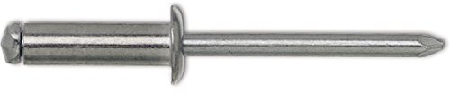 Gesipa Rivets Aveugles en aluminium/acier à tête plate standard, 4 x 16 mm, 500 Pièces