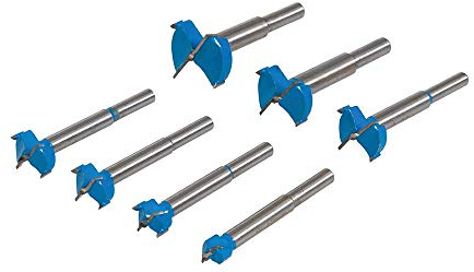 Silverline 273203 Titanium-Coated Forstner Bit Set 7pce 12 - 35 mm