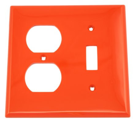 Leviton 80705-R RD WP 2G TGL SW/DUP Outlet W/CAP SCR