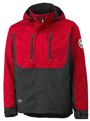 Helly Hansen 34-076201 Workwear Funktionsjacke/Berg Jacket Winterjacke,rot/schwarz,XXL