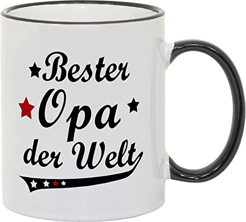 Tasse Bester Opa der Welt Vintage Style - Geschenk
